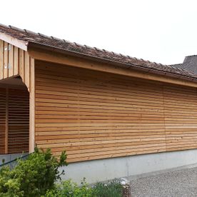 Neubau: Garage - Studerus Holzbau GmbH in Waldkirch